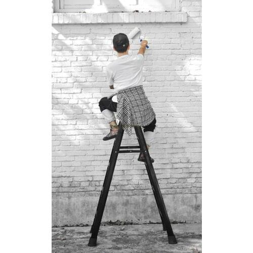Miter Ladder Thickened Aluminum Alloy Household Ladder Folding Indoor And Outdoor Multi-function Double Side Ladder Engineering