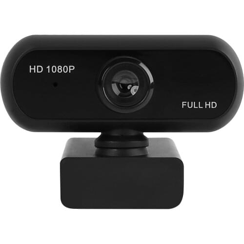 Auto Focus Webcam HD with 3 Colors Fill Light Rotatable Laptop Web Camera PC Camera with Microphone for Youtube Video