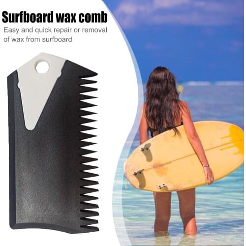 Surfboard Wax Comb with Fin Key Surfboard Anti-slip Cleaning Remover Skimboard Surfing Use For Surfboard Maintenance Clean Tools