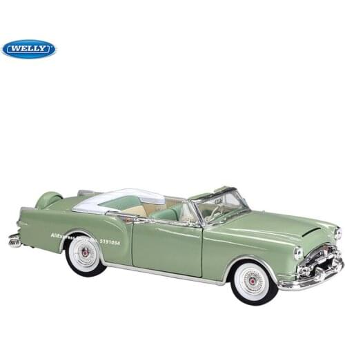 WELLY 1:28 New style 1953 Pachard Caribbean Convertible simulation alloy car model simulation car decoration collection gift toy