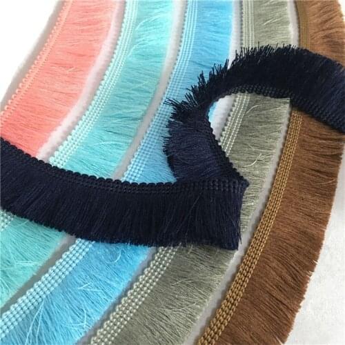 2 yards Sewing Decoration Cotton Fringe Tassel Trim Thin Lace 7LS74