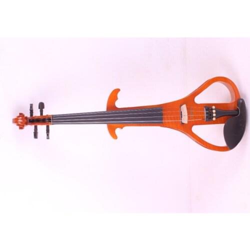 4 string orange 4/4 Electric Violin Silent Pickup Fine tone Solid wood3# the item is the color can choose color