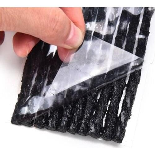 50pcs Car Tyre Plug Tire Tubeless Seal Strip Puncture Repair Recovery Tool For Auto Motorcycle Bike Tire Puncture Emergency Kit