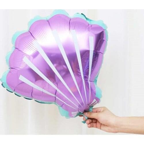 54*50cm Shell Aluminum Film Balloon Children Birthday Ocean Theme Party Party Venue Layout Balloon