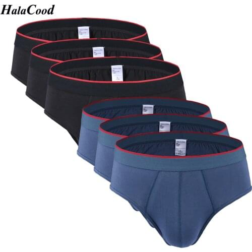 6Pcs/lot Hot Brand Men Soft Underwear Briefs Shorts Cotton Male Panties Slip Cueca New Design Underpant Fashion Plus Size Briefs