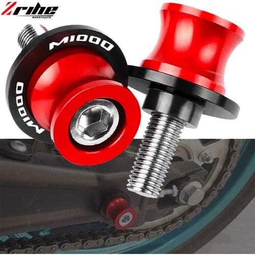 Motorcycle Accessories CNC Aluminum 6MM 8MM Swingarm Spools Slider Stand Screws For DUCATI M1000 M 1000 Monster 2003-2016 2015