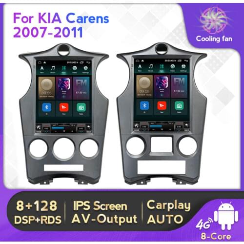 6G+128G Carplay Android 11 For Kia carens 2007 2008 2009 2010 2011 Car Radio Multimedia Video Player Navigation GPS No 2 din dvd