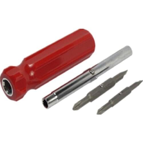 6-Way Car Screwdriver Valve Stem Core Remover Tire Repair Install Tools with Comfort Grip