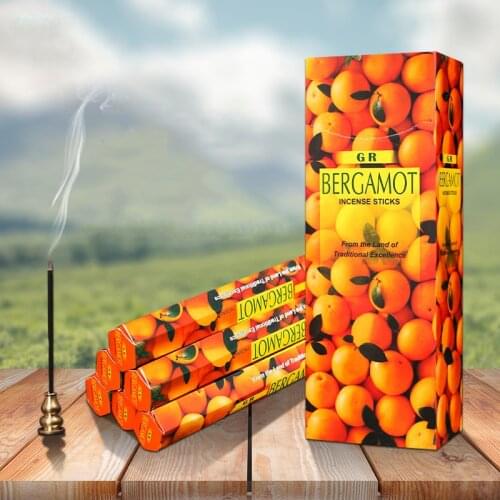 A Big Box India Incense Bergamot India Imported Aroma Incense Stick Indoor Good For Sleep Health Air Clean Household Supply