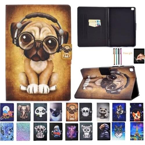 For Samsung Galaxy Tab A7 Case 2020 10.4 SM-T500 Cover Funda Tablet Tab A7 Lite 8.7 T220 2021 Caqa Tab A 10.1 2019 T510+pen+Film