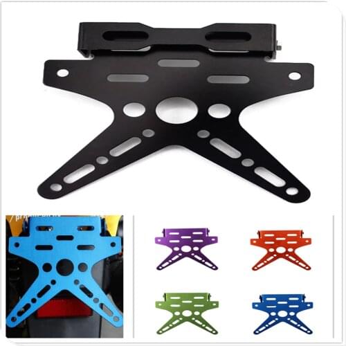 Motorcycle License Holder Mount Bracket Adjusted Registration Number Plate FOR Aprilia DORSODURO 1200 750 V4R FactoRy