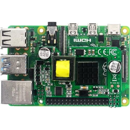 For Raspberry Pi PoE HAT 5V 2A Active Power Over Ethernet HAT with Heatsink for Raspberry Pi 4 Model B/3B