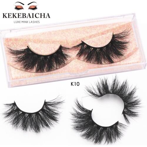 KEKEBAICHA 3D Mink Eyelashes Natural Thick Long False Eyelashes Dramatic Fake Lashes Makeup Extension Eyelash maquiagem K10 Lash