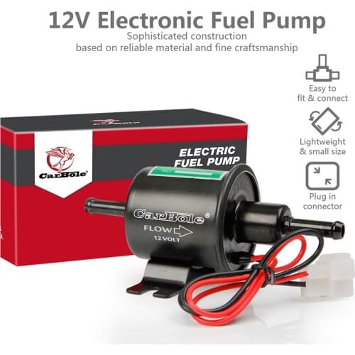 Low Pressure Gas Diesel Inline Electric Fuel Pump 12V HEP-02A E85 Electronic diesel pump Motorcycle ATV