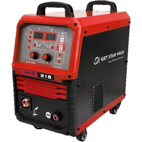 Get Star Weld MFR 218 welding pulse stainless steel non-splash aluminium mig machine with 24kd torch earth clamp