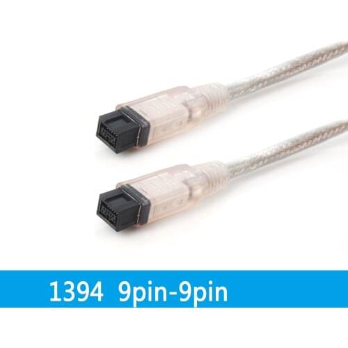 IEEE 1394 Cable Interface 9p-9p 9 pin to 9pin 800 to 800 FW800 Firewire 1.8m 3m 5m 10m 15m Double Magnetic Double Shield