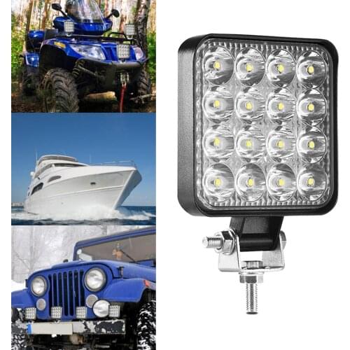 48W Car LED Work Light Bar Driving Lamp for Offroad Boat Tractor Truck 4x4 SUV Fog Light 12V Headlight for ATV Led Bar