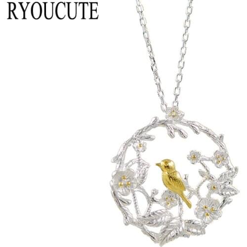 New Arrivals Silver Color Bird Necklaces Pendants for Women Ladies Fashion Wedding Jewelry Long Chain Necklaces