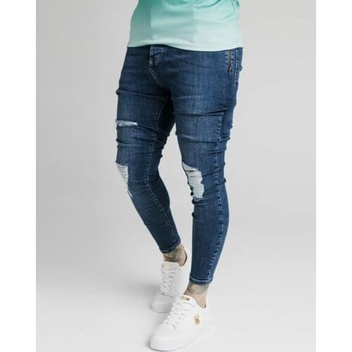 SikSilk Midstone Slim Fit Mens Jeans