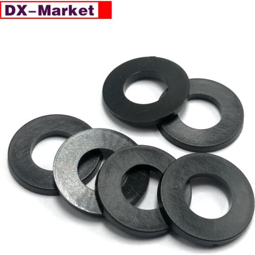 【DX-Market】M2~M20 PA66 Flat Washers ,Nylon Polyamide Plastic Fasteners ,F017