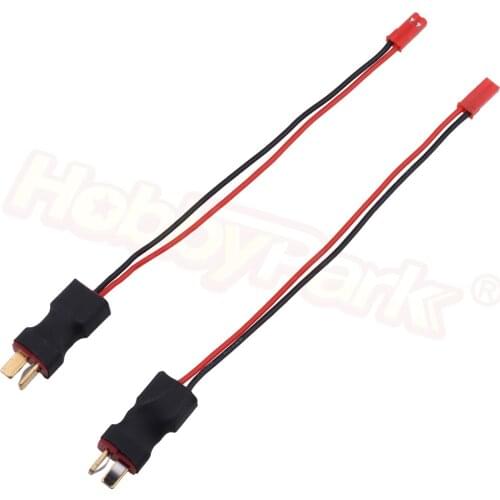 Deans T-Plug Male to Female Adapter Connector with JST Plugs(Male) Lipo Battery Connectors for RC FPV Racing Drone RC Cars