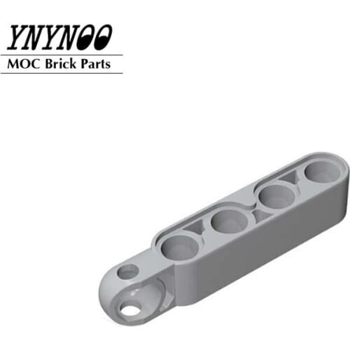 10Pcs/Lot Techncial Steering Arm 5x1 Beam 4 with Ball Cup Towball Socket MOC 15459 Building Block Brick Parts Toys fit for 31794