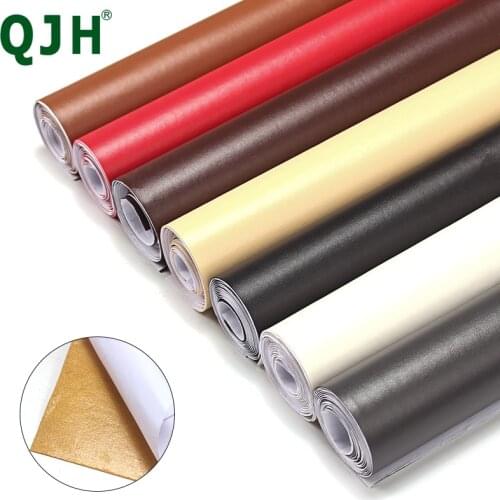 50x135cm self Adhesive Fix PU Leather Sticky Patches for DIY Scrapbook Repairing Leather Furniture Leather Fabrics Materials