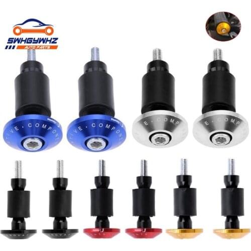 Motorcycle Handle Bar End Weight Handlebar Grips Cap Anti Vibration Silder Plug for General Motorcycle