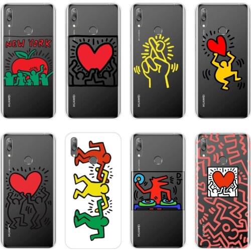 Funny Heart Love Art Simple Phone Case Silicone For Huawei Y9 Y7 Y6 Pro Prime 2019 Soft Back Cover For Huawei Y7 Y6 Y5 2019 Case