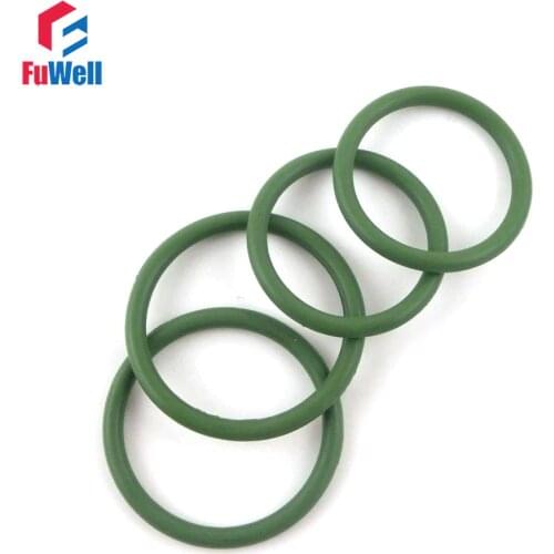 20pcs Green FKM O Rings Seals 1.9mm Thickness 25/26/27/28/29/30/31/32/33/34mm OD FKM O-rings Sealing Gaskets Washers