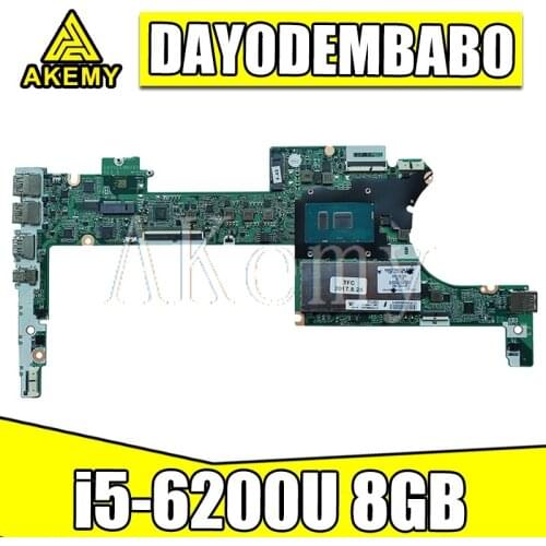 High quality For X360 13-4000 13-4172NA Laptop Motherboard DAY0DEMBAB0 With SR2EY I5-6200U CPU 100% working well