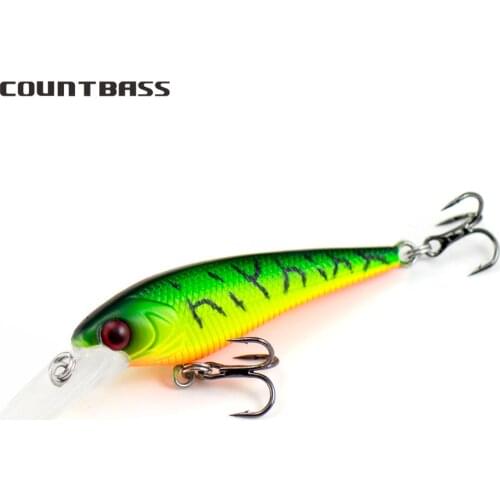 1pc Countbass Minnow Hard Lure 52mm, Trout Fishing Bait, Freshwater Bass Wobblers