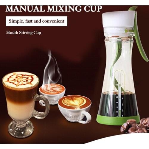 1 Pcs Plastic Rotating Salad Dressing Stirring Cup Manual Seasoning Sauce Dipping Juice Mixer Bottle Mixing Cup Kitchen Tools