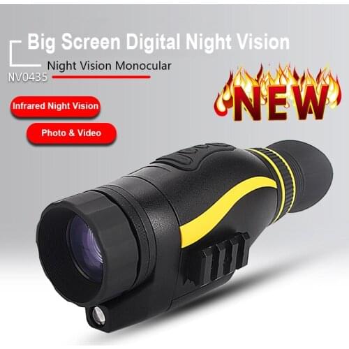 2019 New HD 4x35 Infrared Multifunctional Digital Night Vision Monocular Camera Scope Glasses Photo Video Large Screen Hunting