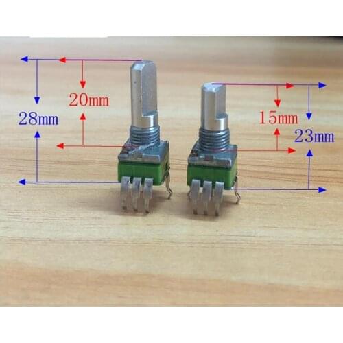 5pcs/lot pjiap switch ALPHA RK09 precision potentiometer B10K A10K B50K single 3 feet no midpoint