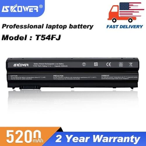 Laptop Battery T54FJ For Dell Latitude E5420 E5430 E5520 E5530 E6420 E6430 E6520 E6530 M5Y0X HCJWT 8858X 911MD 4YRJH PRRRF