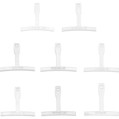 Acrylic 70mm White Guitar Bass Fingerboard Ruler Guitar Fret for Musical Instrument Guitar Bass Parts Luthier Tool