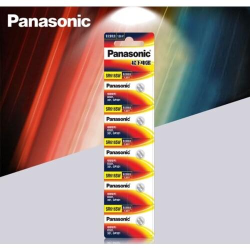 5PCS Panasonic Original SR616SW 321 Silver Oxide D321 321 GP321 1.55V Coin Battery 6.8MM*1.6MM Made in Japan