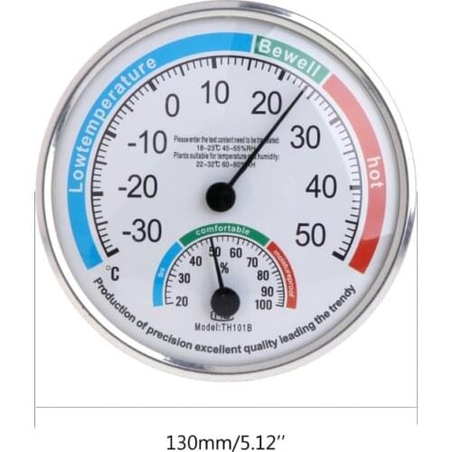 Household Analog Thermometer Hygrometer Temperature Humidity Monitor Meter Gauge Q84D
