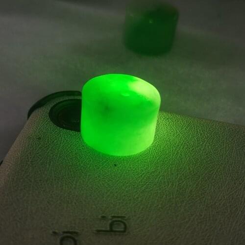 Natural jade jadeite cylindrical beads jewelry accessories loose beads ladies Man Woman accessories pendant necklace plaything