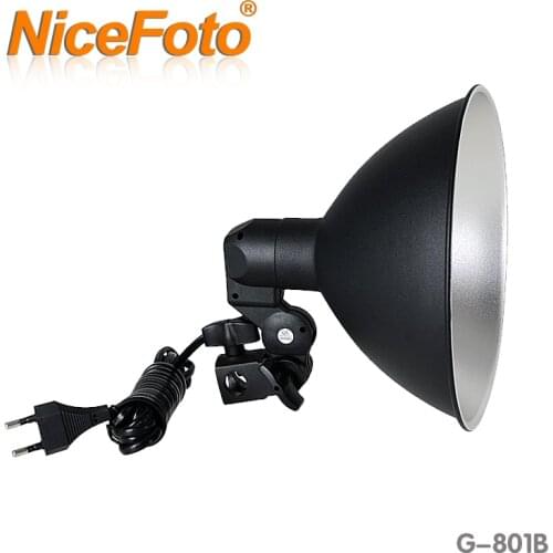 NiceFoto G-801B Photography Lighting Equipment Photo Lamp Base Flash LED Ring Video Camera Dslr Light Iluminador
