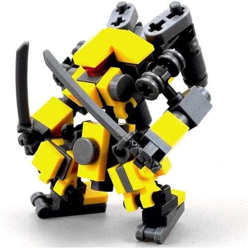 85PCS Robots Building Blocks Kids Toys Anime Figure Model 6cm Assemble Action Figure Doll Toys For Children Creative Bricks