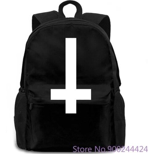 Cross Upside Down Womens New Summer Arrivals Women Funny Woman High Quality O-Neck s backpack