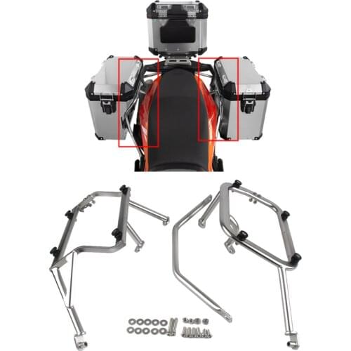 For Ktm790 Adv/R/Evo Side Box Bracket Motorcycle 304 Stainless Steel Luggage Racks Quick Dismantling Thickened Side Box Bracket