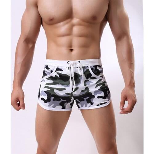 Mens Beach Board Shorts Quick Dry Swimming Trunks Mens Bathing Suit Male Boxer Briefs Pants