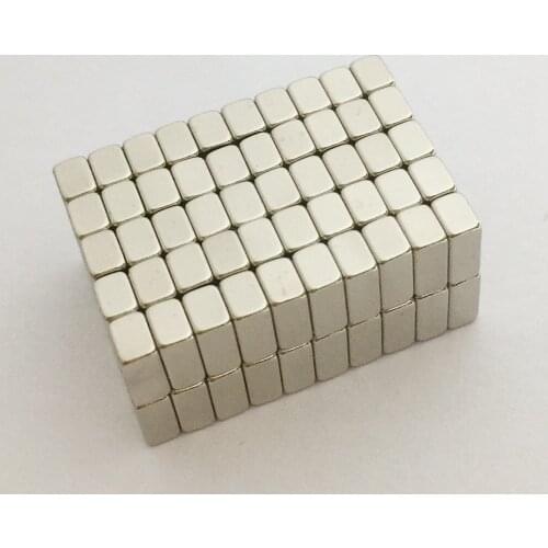 NdFeB Block for DIY Bait Plate Neodymium Permanent Magnets Rare Earth Industry Magnet Length less than 10mm