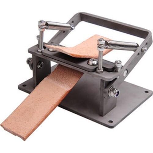2021 Stainless Steel Craft Leather Strips Belt Manual Thinning Machine DIY Cutting Peeler Tools Blades 10MM*18MM