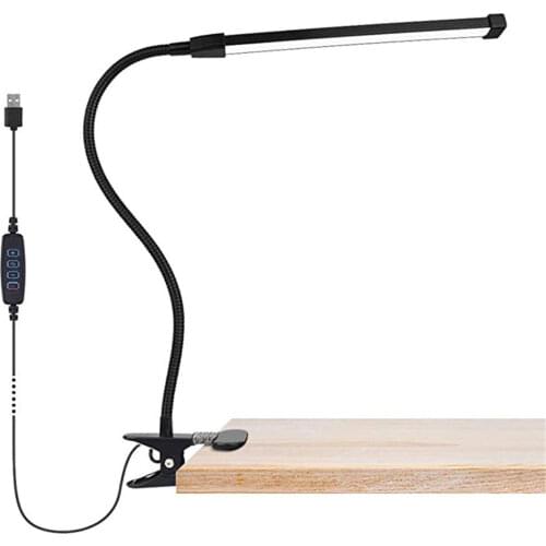 USB Book lights DC 5V 5730 SMD Portable LED Strip Reading lamp 3000K 4000K 6000K hose neck clip light lampara pinza okuma lampe