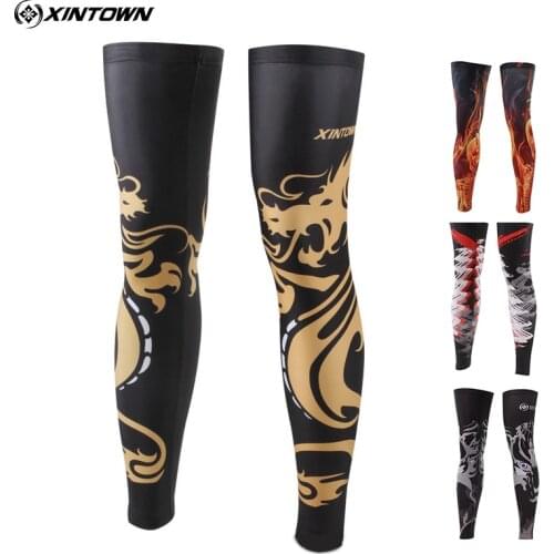 XINTOWN No-Slip Cycling Leg Warmer Bike Bicycle Guards Knee Warm Sleeves Covers Windproof Size S-XXXL 16 COLORS