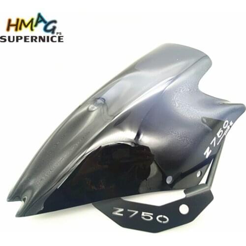 For Kawasaki Z750 Z750R Z 750 Motorbike Windshield Windscreens Wind Deflectors Double Bubble